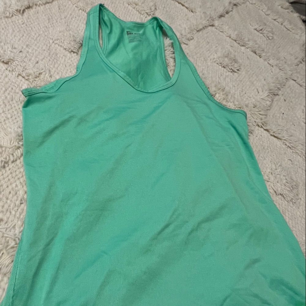Nike teal Dri Fit workout tank top